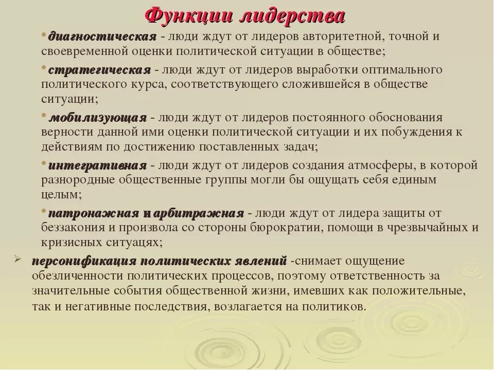 Роль лидера в обществе. Функции лидера. Функции формального лидера. Функции лидера в менеджменте. Функциями лидера являются следующие.