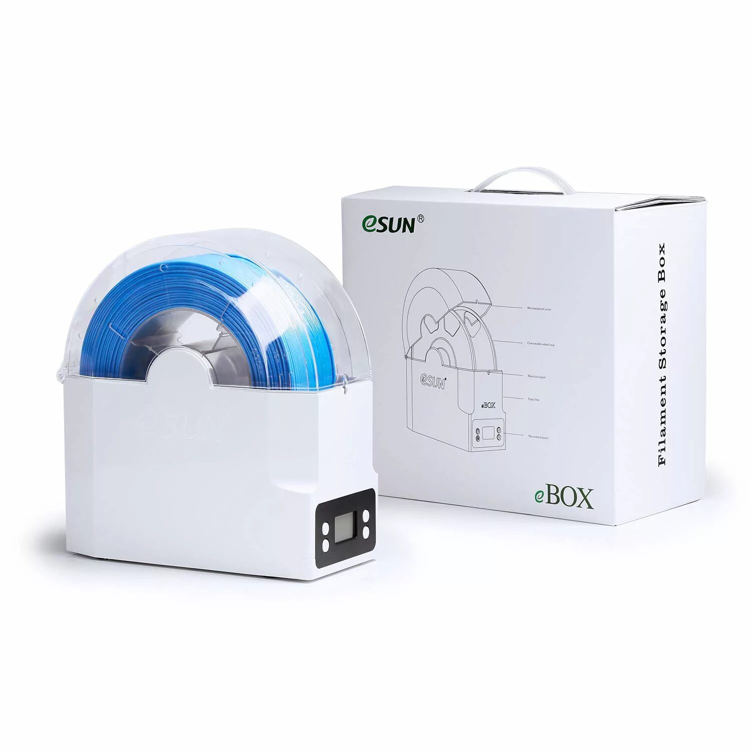 Esun ebox lite. Камера сушильная esun ebox. внешний держатель пластика esun ebox. esun сушка duo.