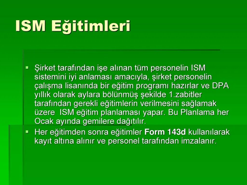Ist ism. Ism code.