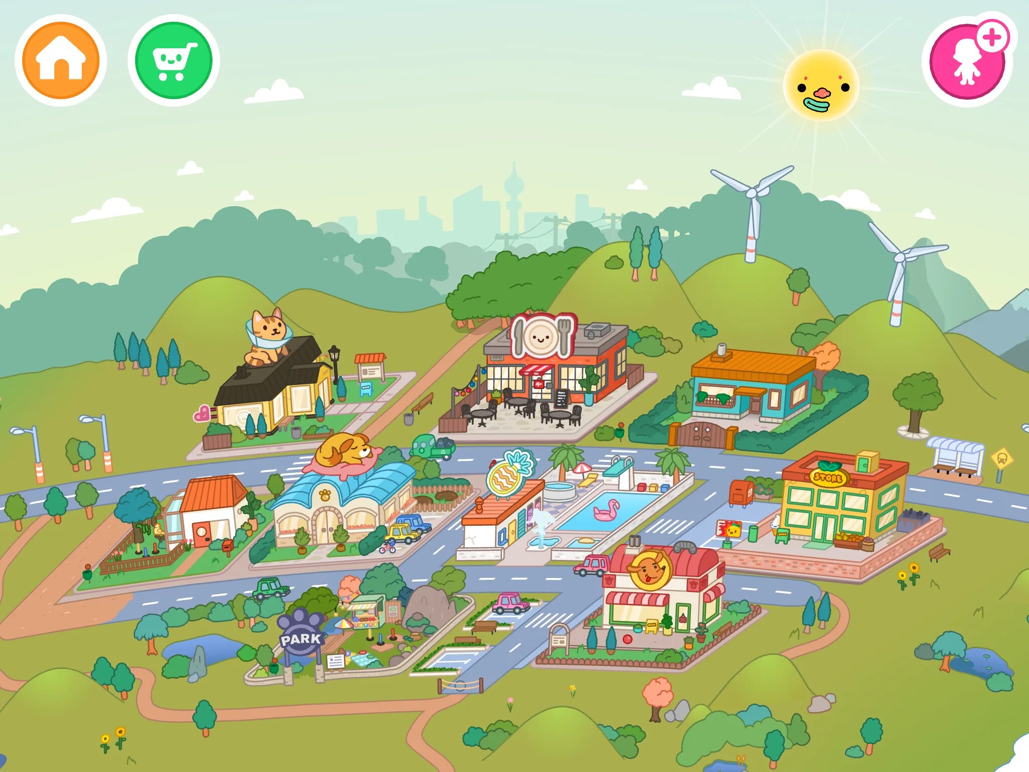 Toca World локации. Toca Life World парк. Тока бока ворлд локации. Тока бока платные локации.