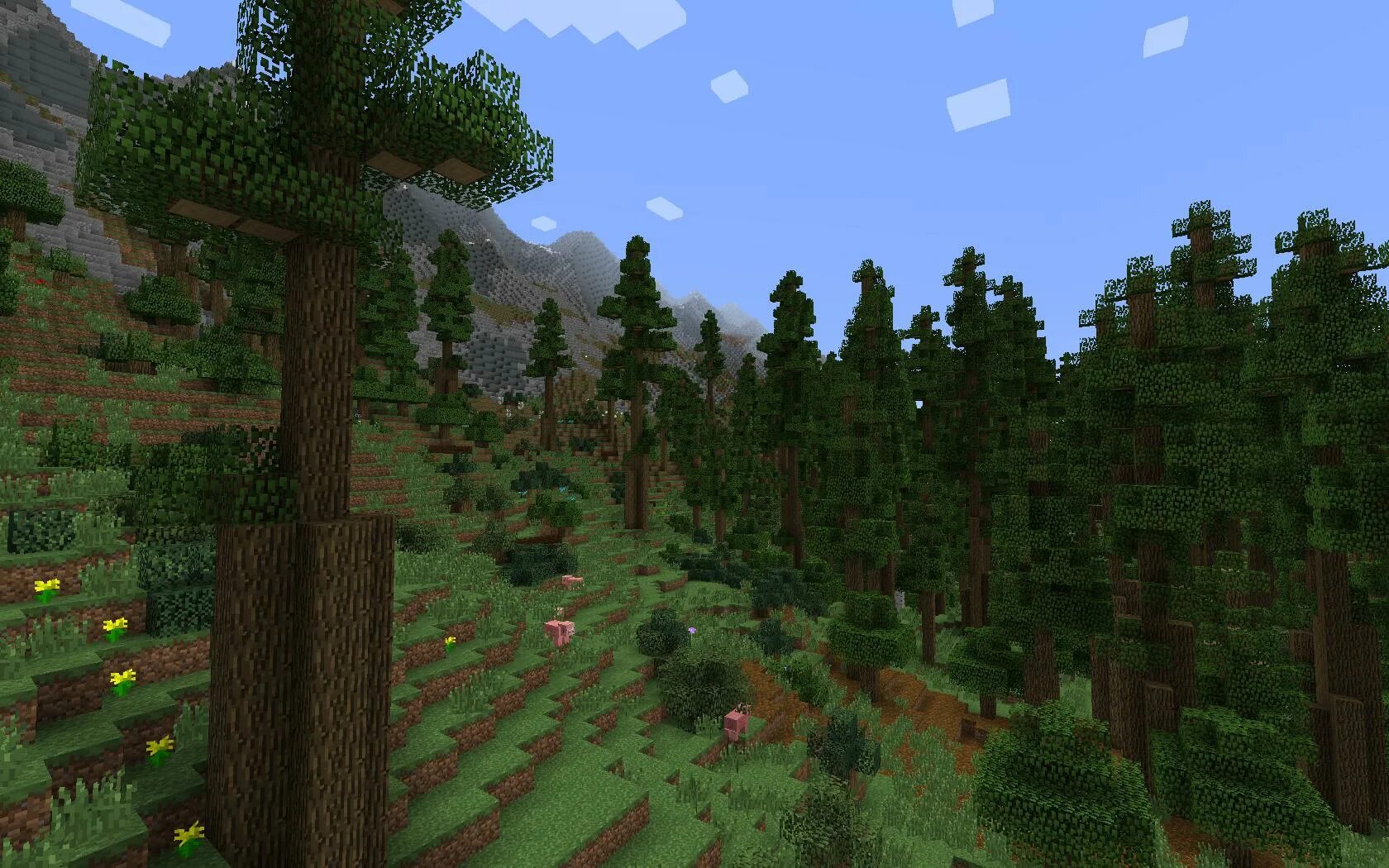 Мод realistic World Generation. Realistic World Generation 1.7.10.