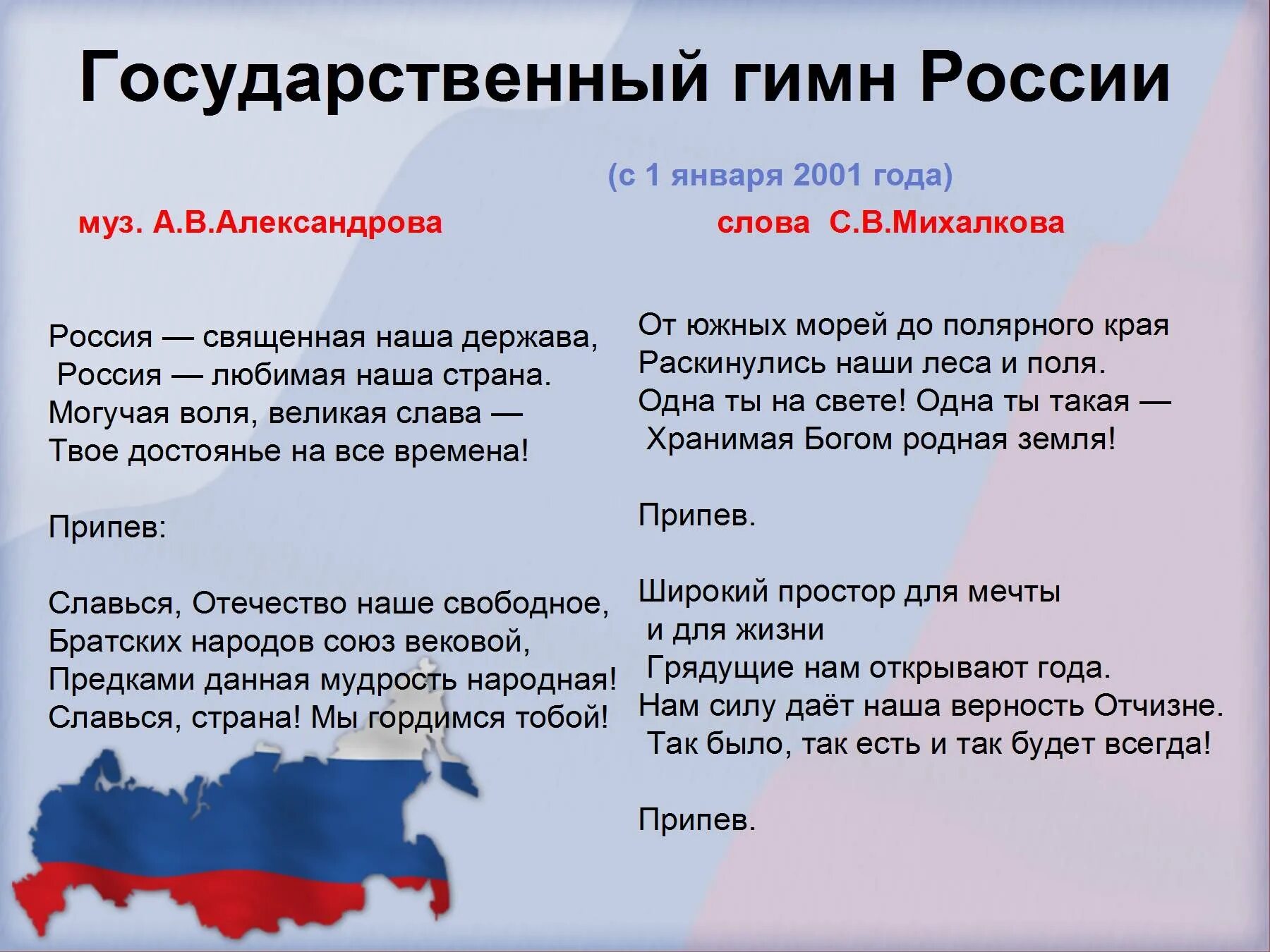 Доклад от южной до полярного края. Гимн России. Гимн России текст. Гимн России слова. Гимп Росси.