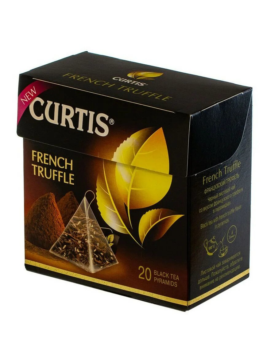 Чай curtis купить. Чай Кертис Truffle. Чай Кертис французский трюфель. Чай Curtis French Truffle 20пак*1,8г. Кертис манго трюфель.