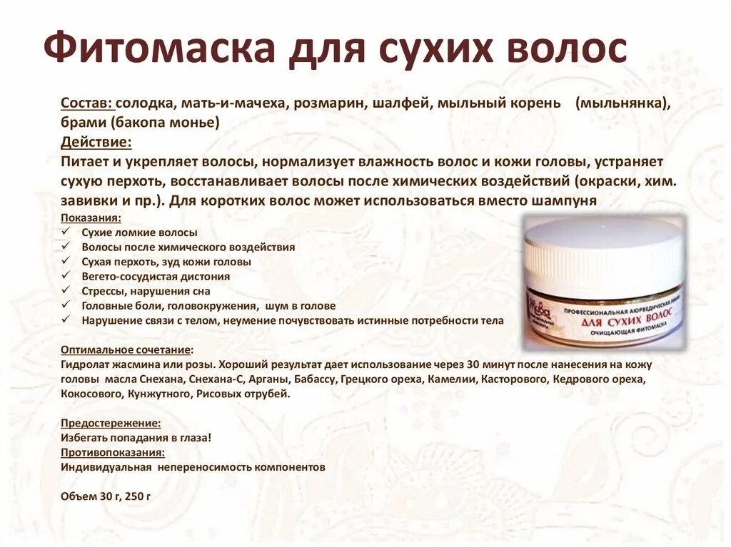 Проверка состава для волос. Проверка состава для волос