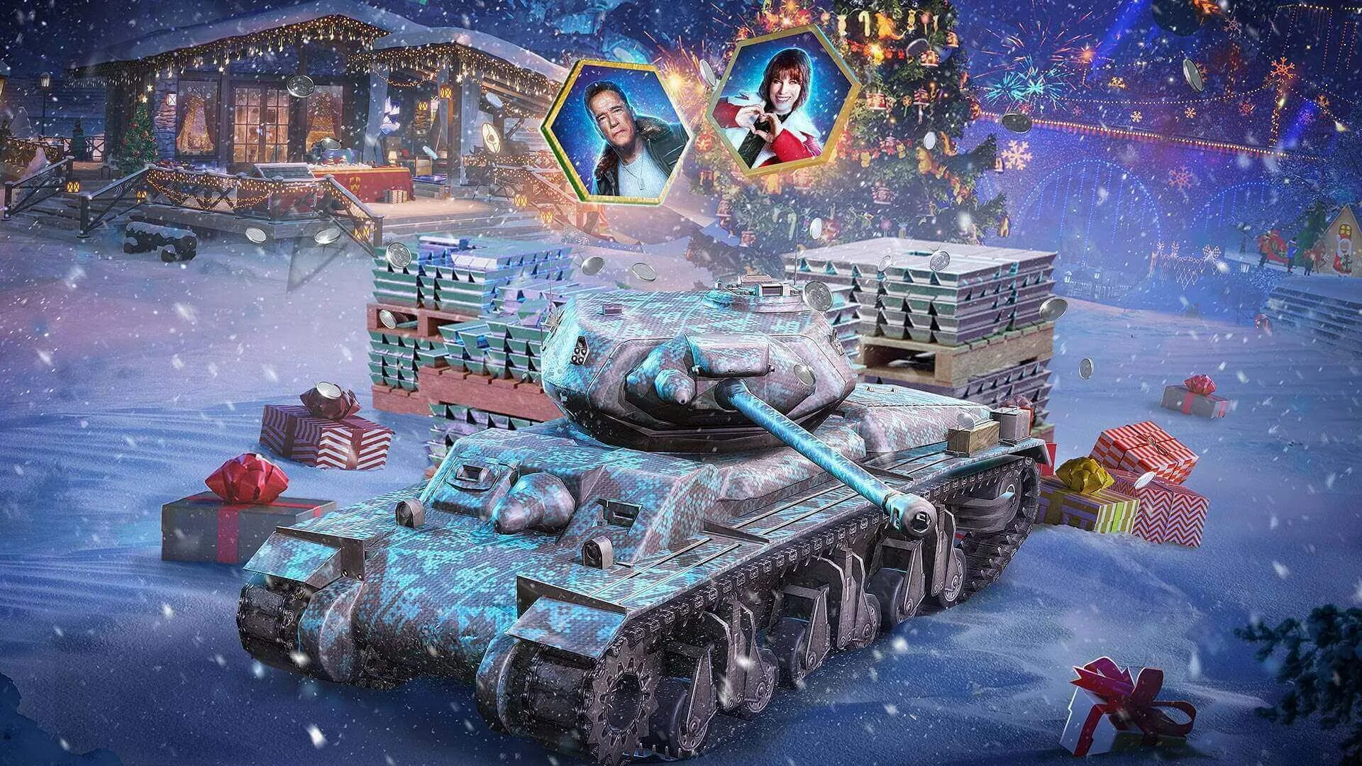 Розыгрыши вот блиц. Новый год World of Tanks 2024. Операция однажды на Рождество Tanks Blitz. Коробки 2024 мир танков февраль. Как подарить подарок в Tanks Blitz.