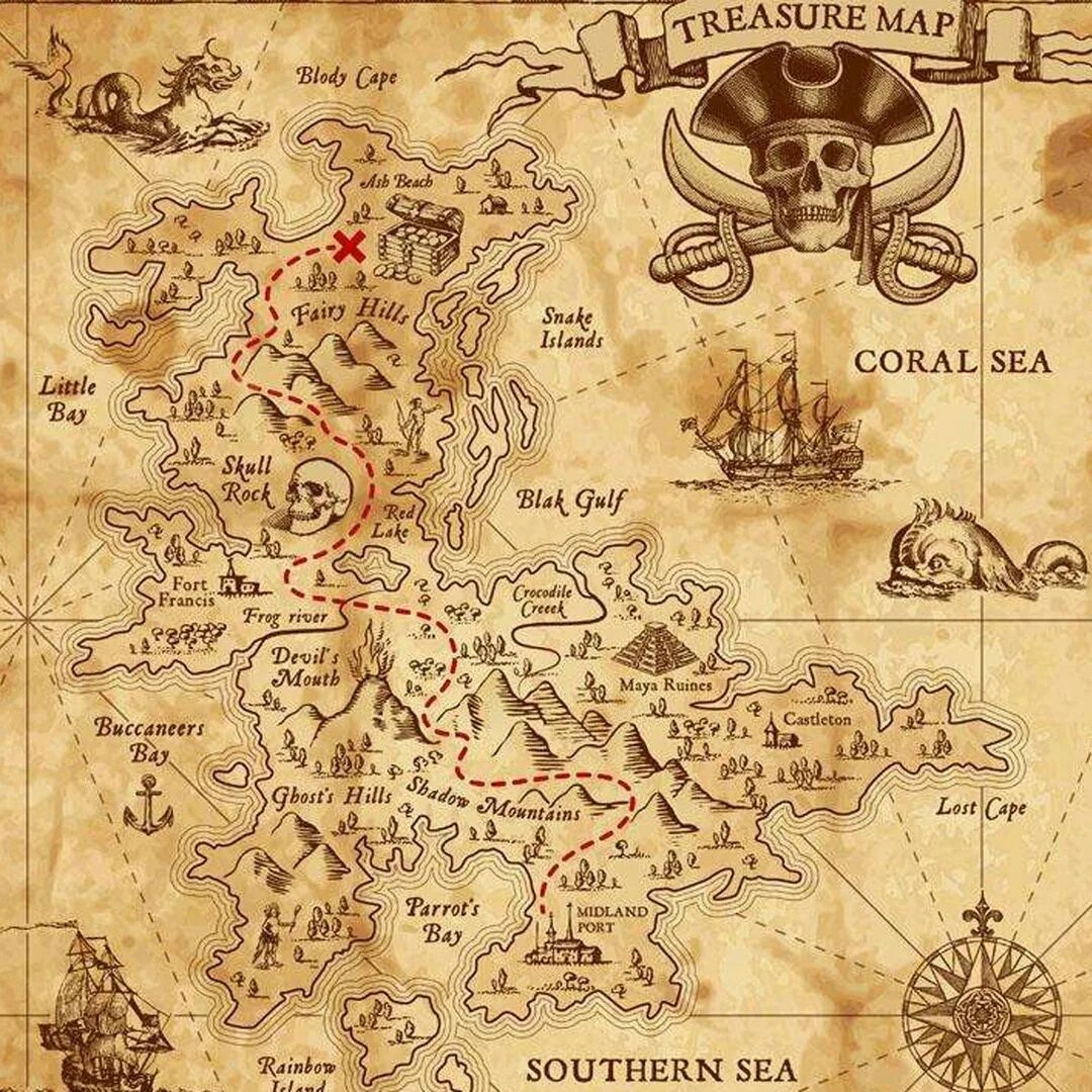 Пират нашел старую карту на которой написано. Пиратская карта сокровищ пираты Карибского моря. Пираты Карибского моря карта сокровищ. Старинная карта сокровищ. Старые пиратские карты.