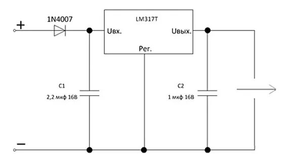 Lm317 стабилизатор на 12 вольт. 1n4007 диод схема включения. Стабилизатор ходовых огней на lm317t. Стабилизатор на lm317 схема.