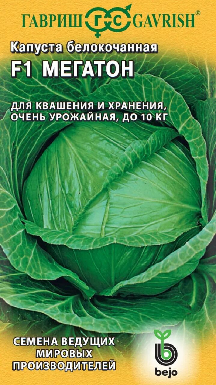 Капуста белокочанная Мегатон f1. Капуста б/к Мегатон f1 (10шт). Капуста б/к Мегатон f1 10шт. (НК)... Капуста Мегатон Гавриш. Купить семена мегатон