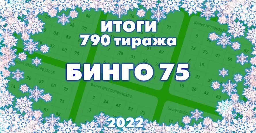 Бинго 75 тираж 790. Итоги лотереи. Бинго-тираж-362-2022. Бинго розыгрыш 16.04.2023. Результаты тиражей бинго