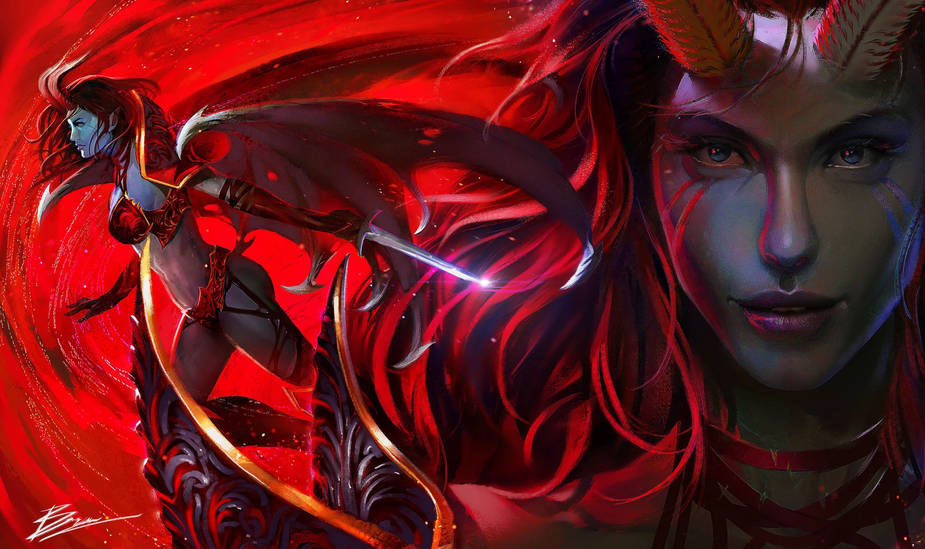 Brewmaster dota 2 art. Фэнтези дота 2. Лес тройка дота. Дота 2 битва. Фэнтези дота 2.