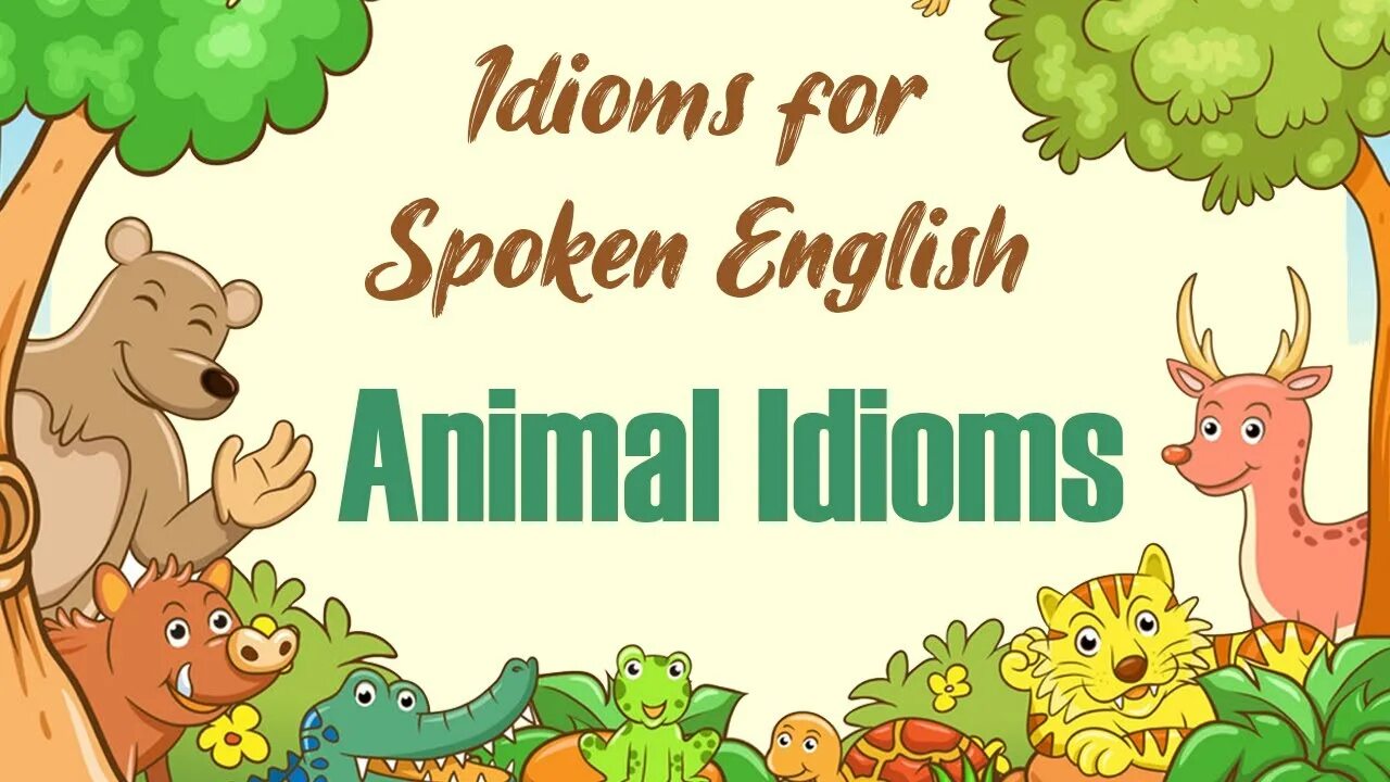 Speak idiom. Animal idioms. Идиомы животные английский. Idioms about animals. Фразеологизмы с животными на английском.