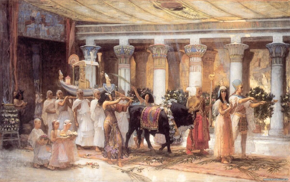 Фредерик Бриджмэн. Египетская процессия.. Фредерик Бриджмен картины. Древний рим это египет