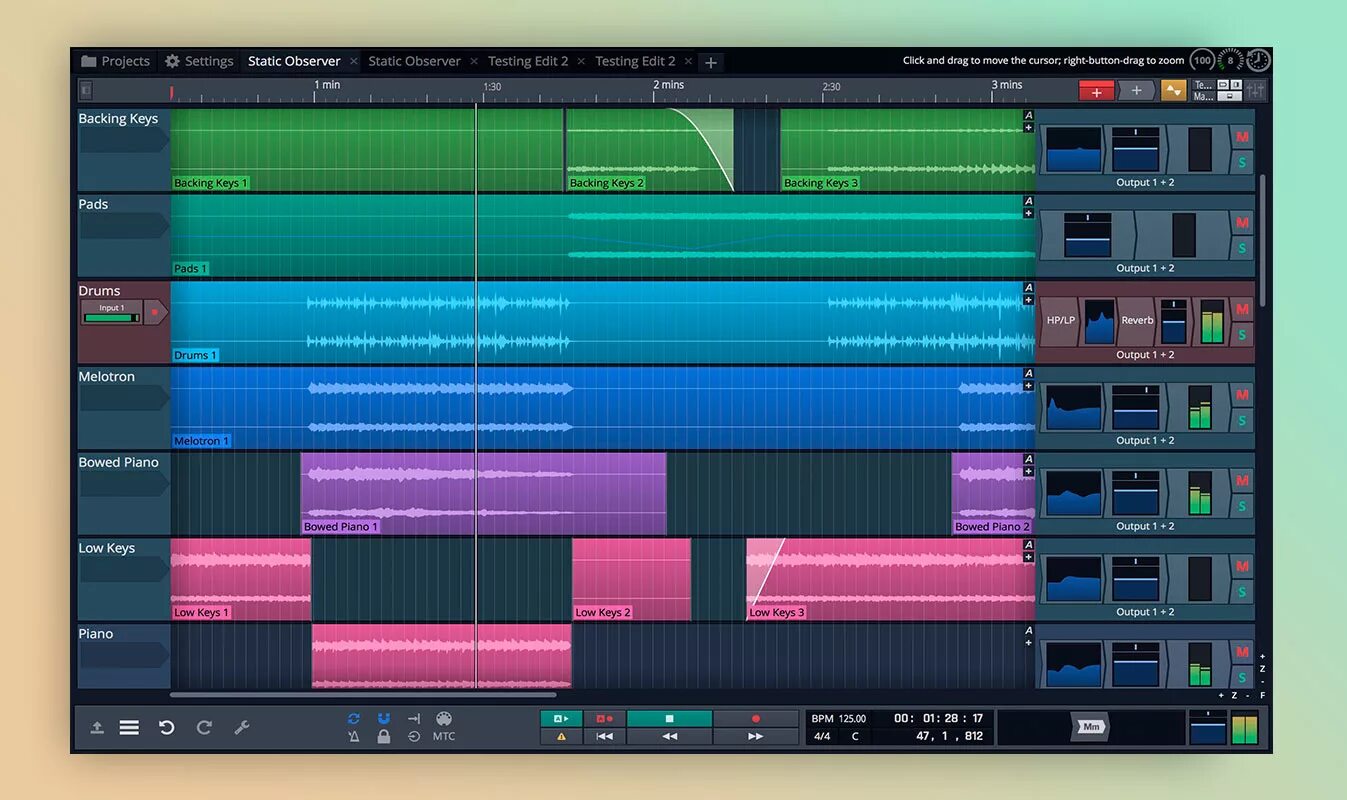 Tracktion waveform. Программа для создания музыки. waveform daw. tracktion waveform 12.