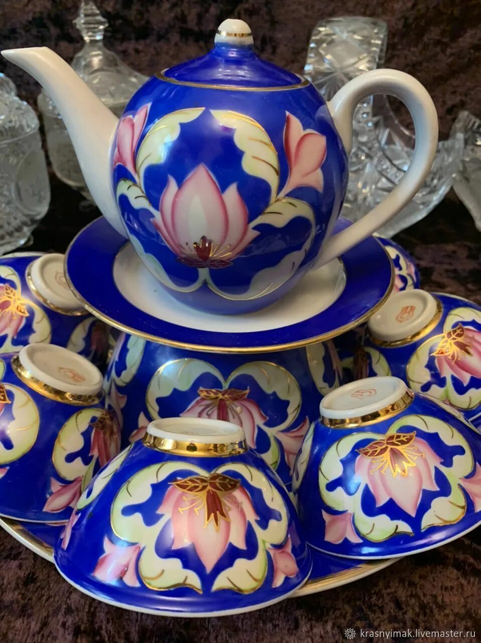 Чайный сервиз тюльпаны