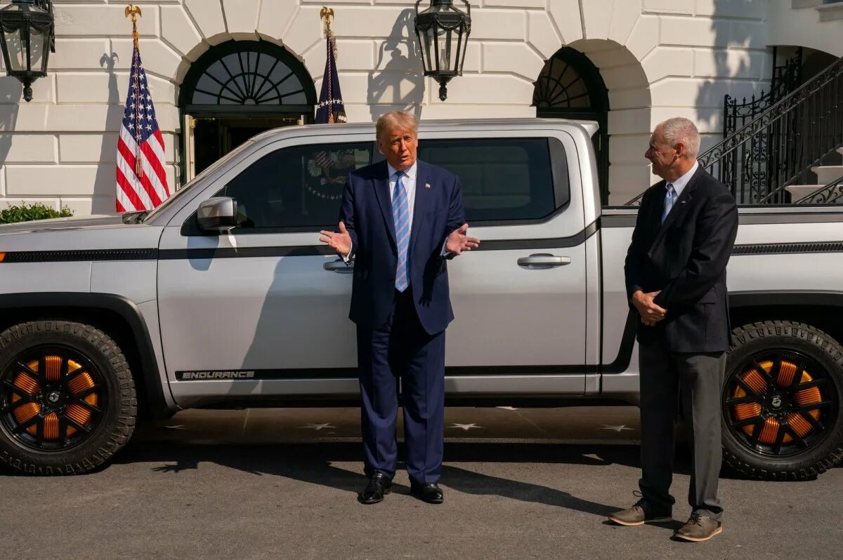 Президентская гонка в россии. Lordstown Endurance 2021. Lordstown Motors Corp. Президентская гонка в США Байден. Электромобиль Китай Байден.