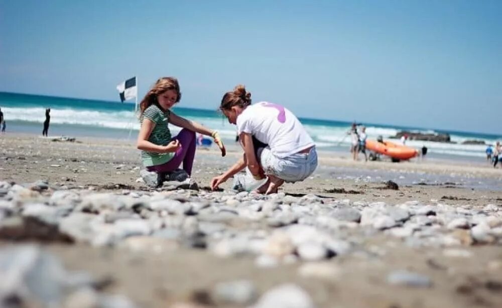 Beach clean. Clean Beach. Beach Cleaning. People Cleaning the Beach. Pick up Beach.