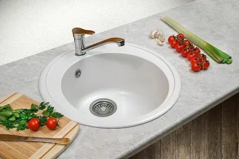Мойки круглые керамические