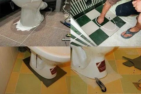 Шатается унитаз на полу