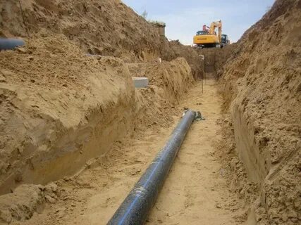 Строительство магистрального водовода