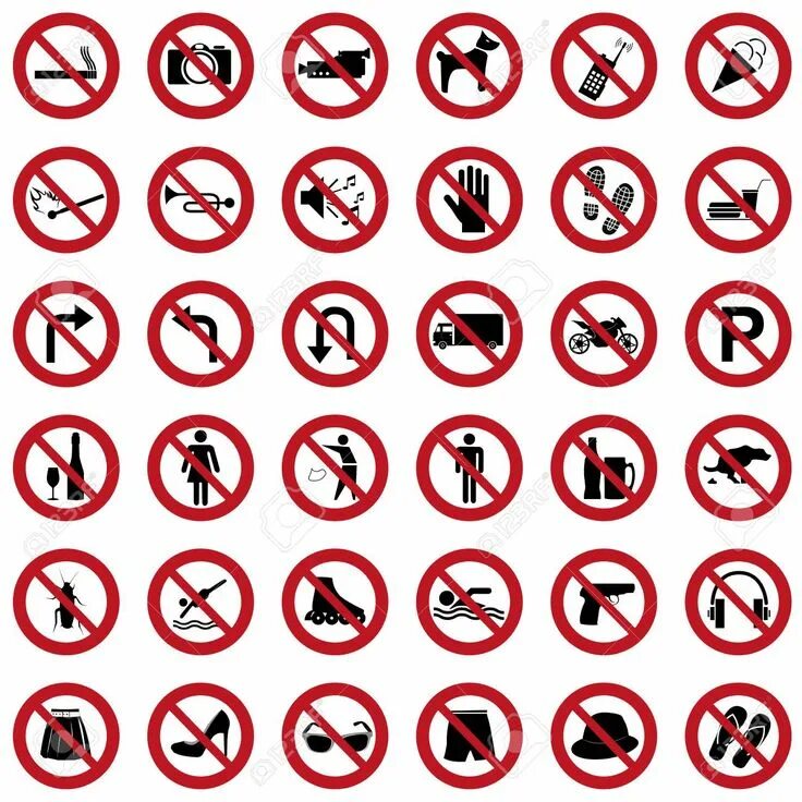 Запрещающие таблички. Знаки вив. Пиктограмма с едой нельзя. Общественные знаки. Дорожные знаки с цифрами.