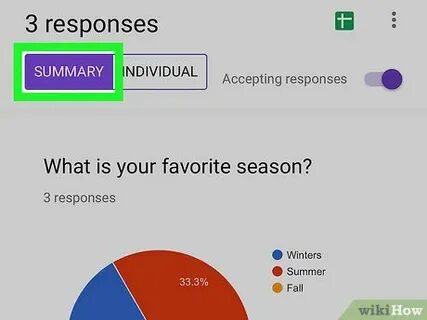 Form responses