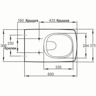 Унитаз якоб делафон крышка с микролифтом