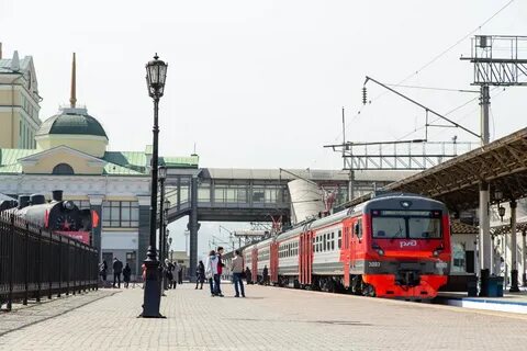 Работа на станциях электричек