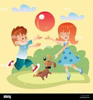 Картинки нарисованных детей играющих