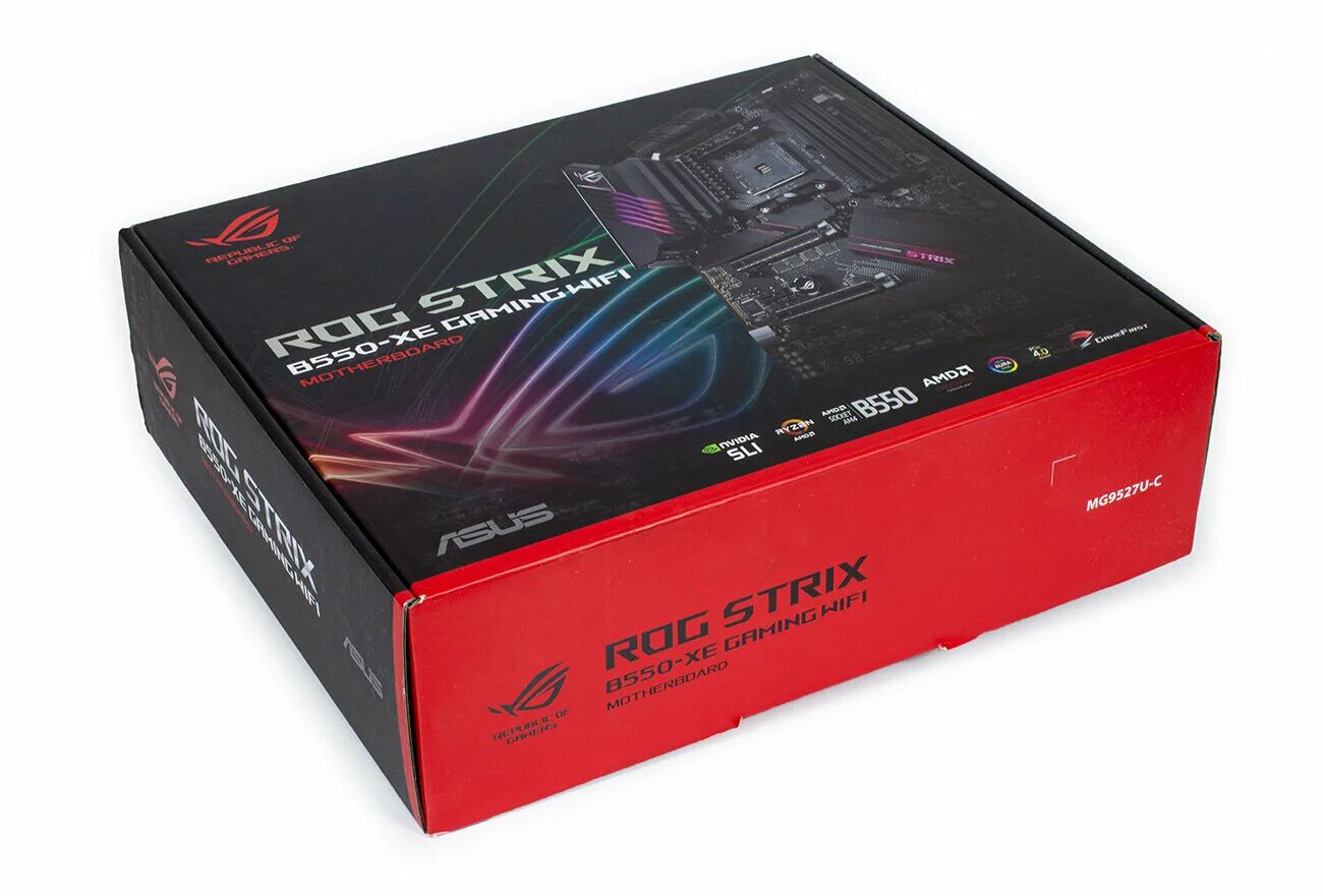 Asus b550 gaming xe. ASUS ROG Strix b550-xe Gaming WIFI. Коробки ROG. ASUS ROG b550-a Strix White обзор.