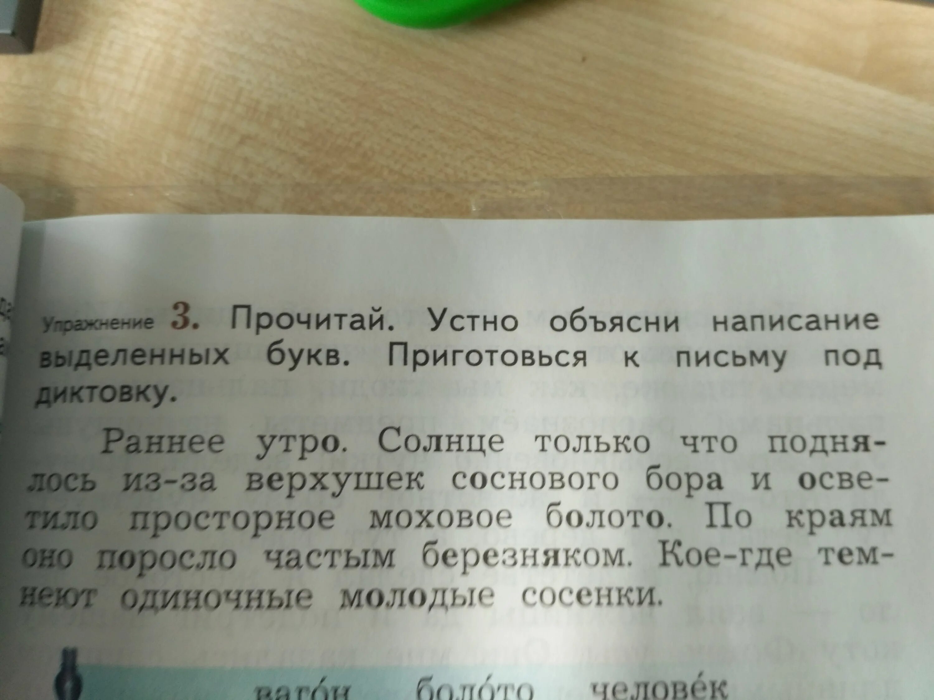 Приготовься к письму под диктовку. Упражнения пишем слова под диктовку. Прочитайте предложения объясните правописание. Устно объясни написание выделенных букв. Прочитайте объясните как узнать слов имена существительные