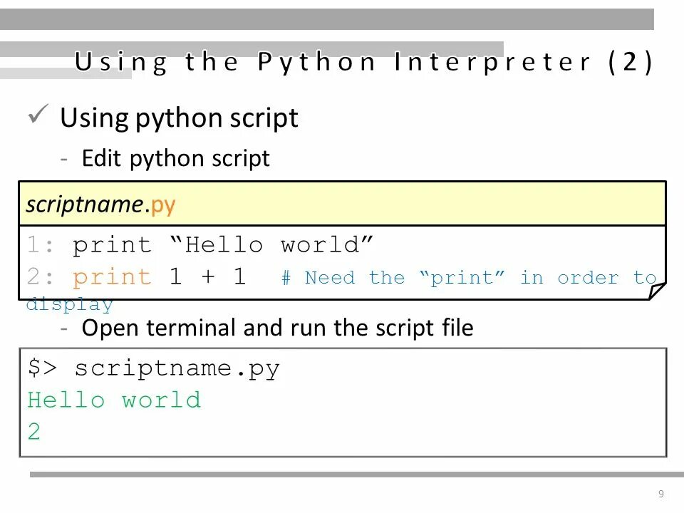 Edit python