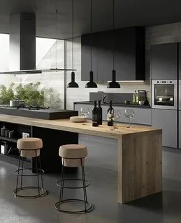 Dark kitchen