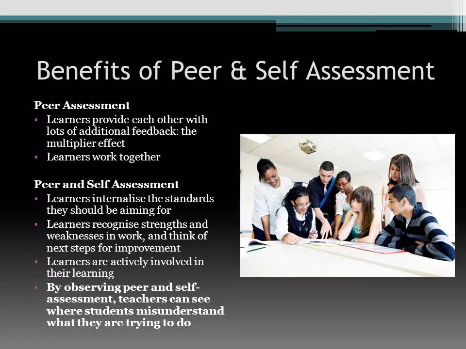 Self-Assessment peer-Assessment. Peer and self Assessment что это. Benefits of peer Assessment. Peer to peer Assessment.