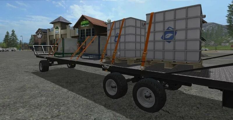 Фс 19 мод прицеп для поддонов. Fliegl dpw 180. мод прицепы fliegl dpw 180. fs 17 fliegl dpw 180. полуприцеп для поддонов fs17.
