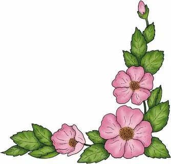 Рамка цветами нарисованные