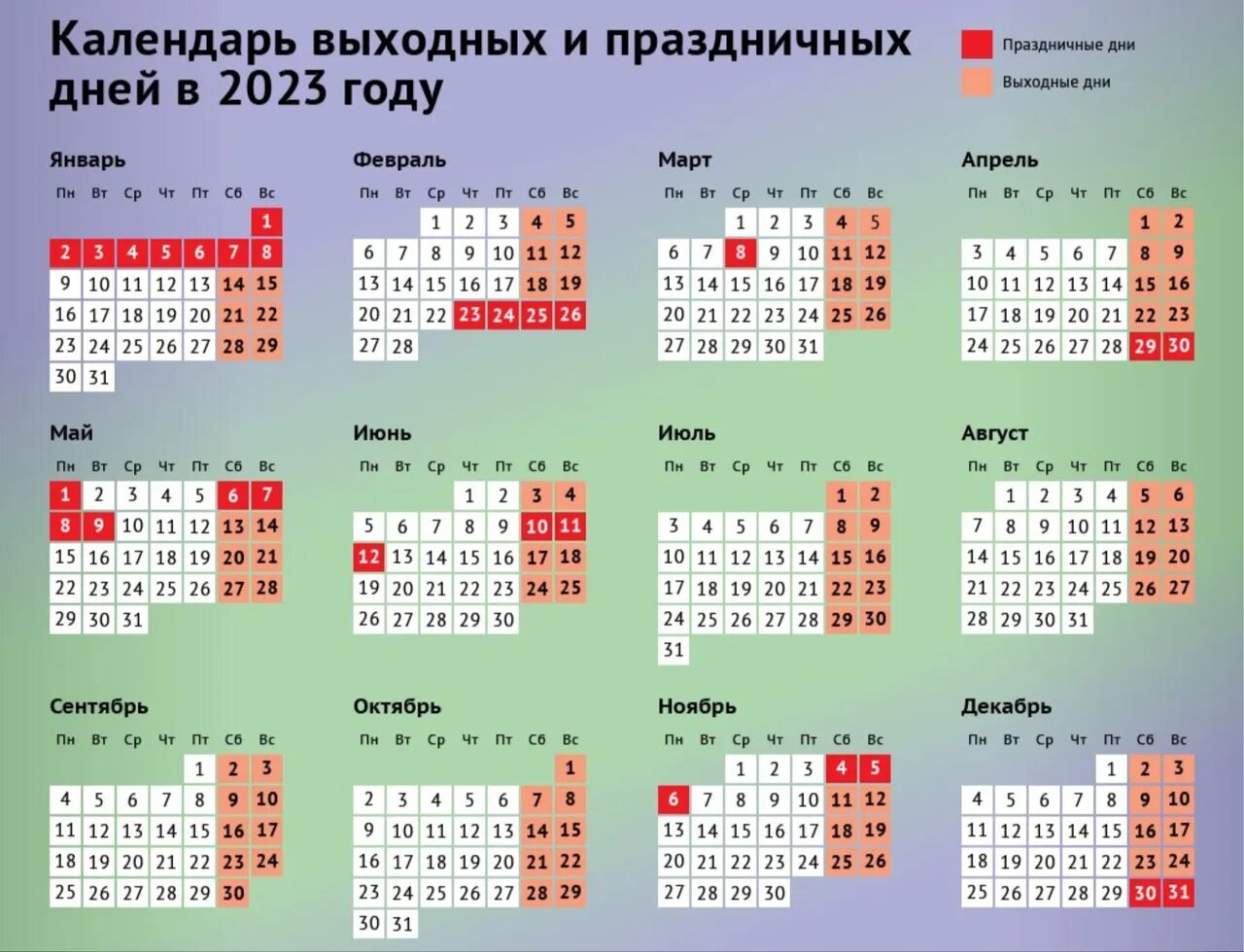 Календарь выходных и праздничных дней на 2023 год в России. Выходные дни в 2023 году в России календарь. Календарь праздников 2023 года в России нерабочие дни. Выходные и праздничные дни в 2023 году. 6 7 января 2024