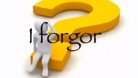 I you but i forgot