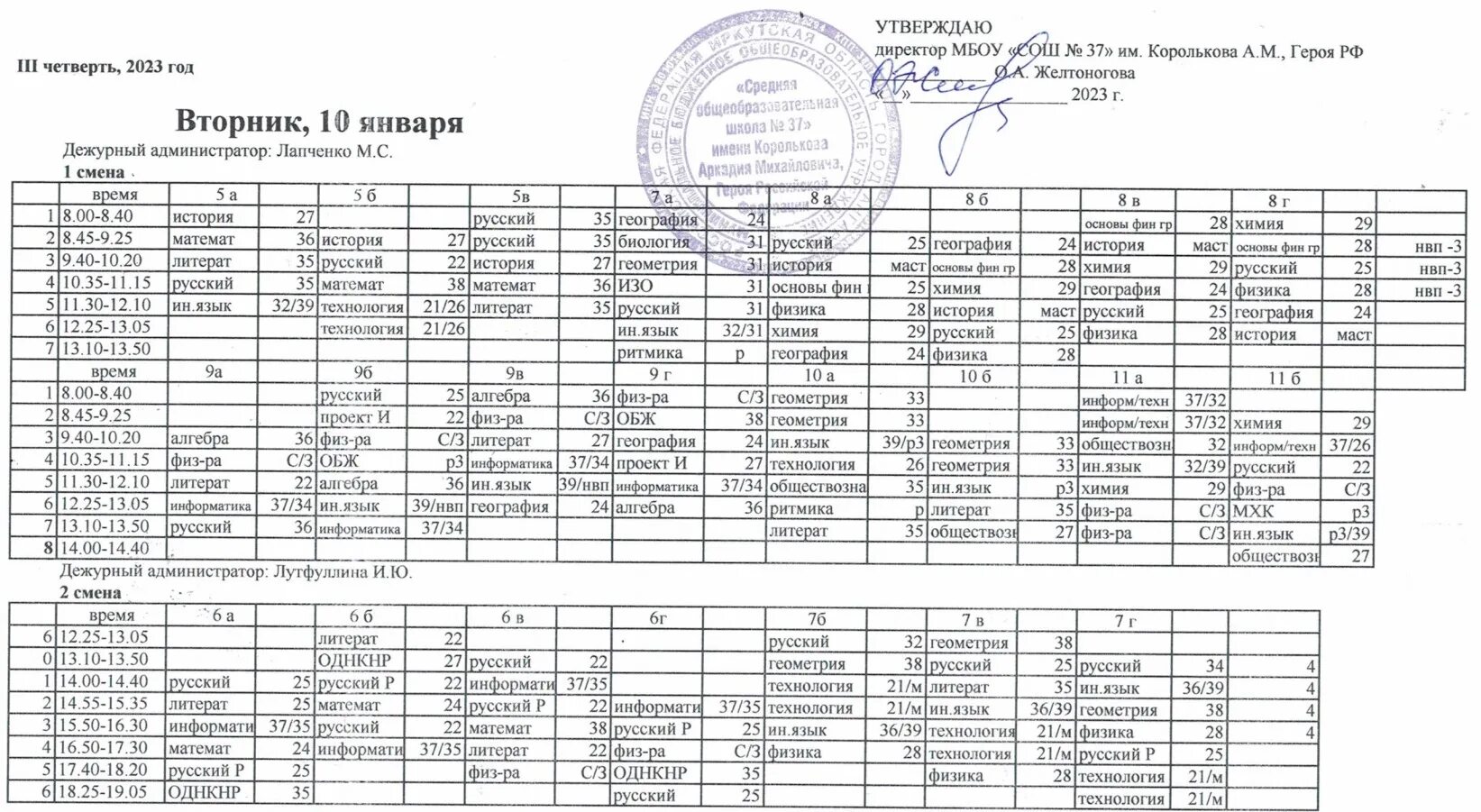 Расписание уроков сольвычегодская. Расписание уроков сольвычегодская