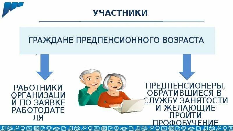 Любым гражданам возрастом от. Профобучение граждан предпенсионного возраста. Нацпроект демография. Национальный проект старшее поколение. Проблемы граждан предпенсионного возраста.