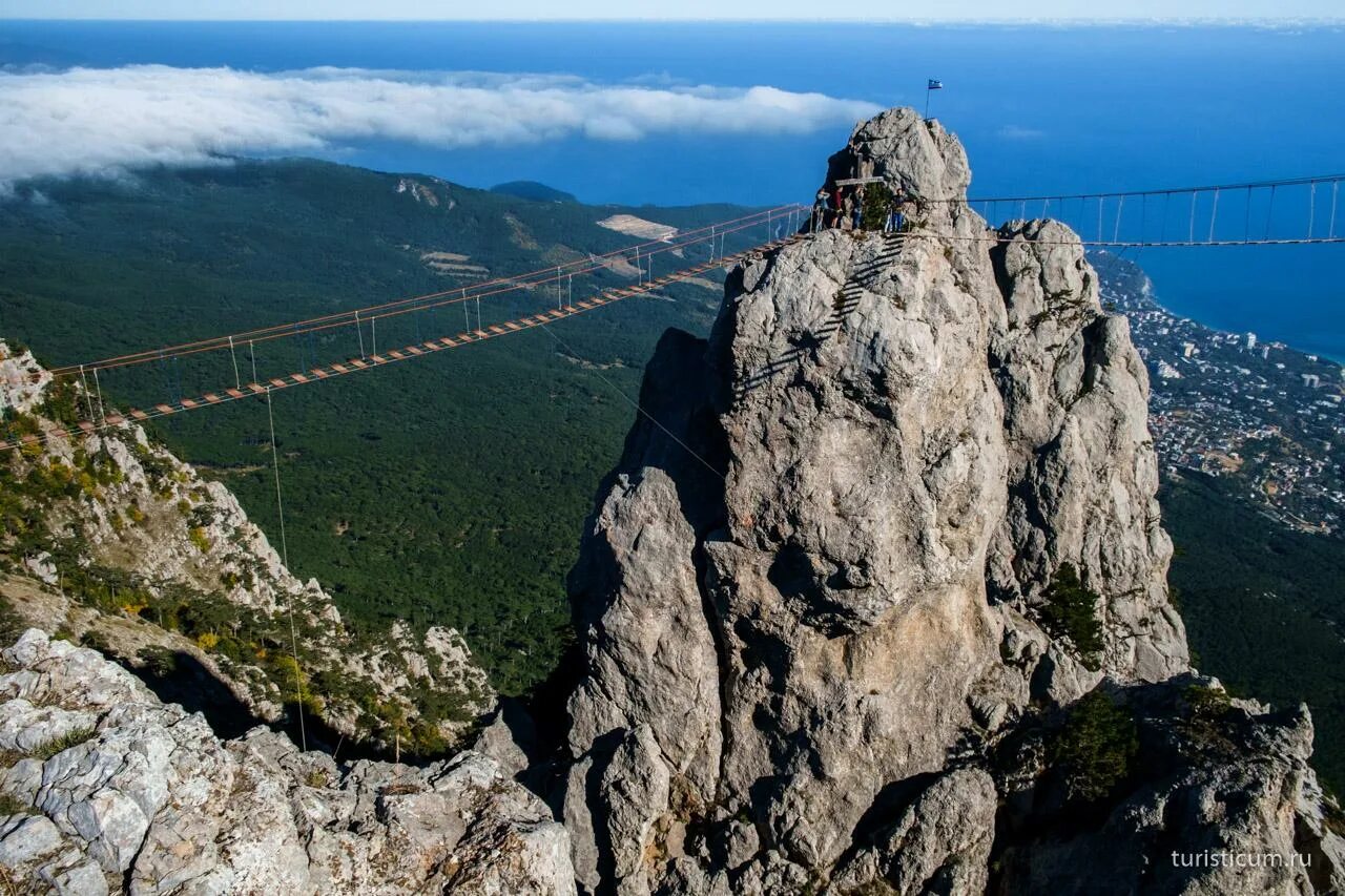 Города в горном крыму. Гора ай-Петри в Крыму. Гора альпетри Крым. Ялта ай Петри. Гора ай-Петри монастырь.