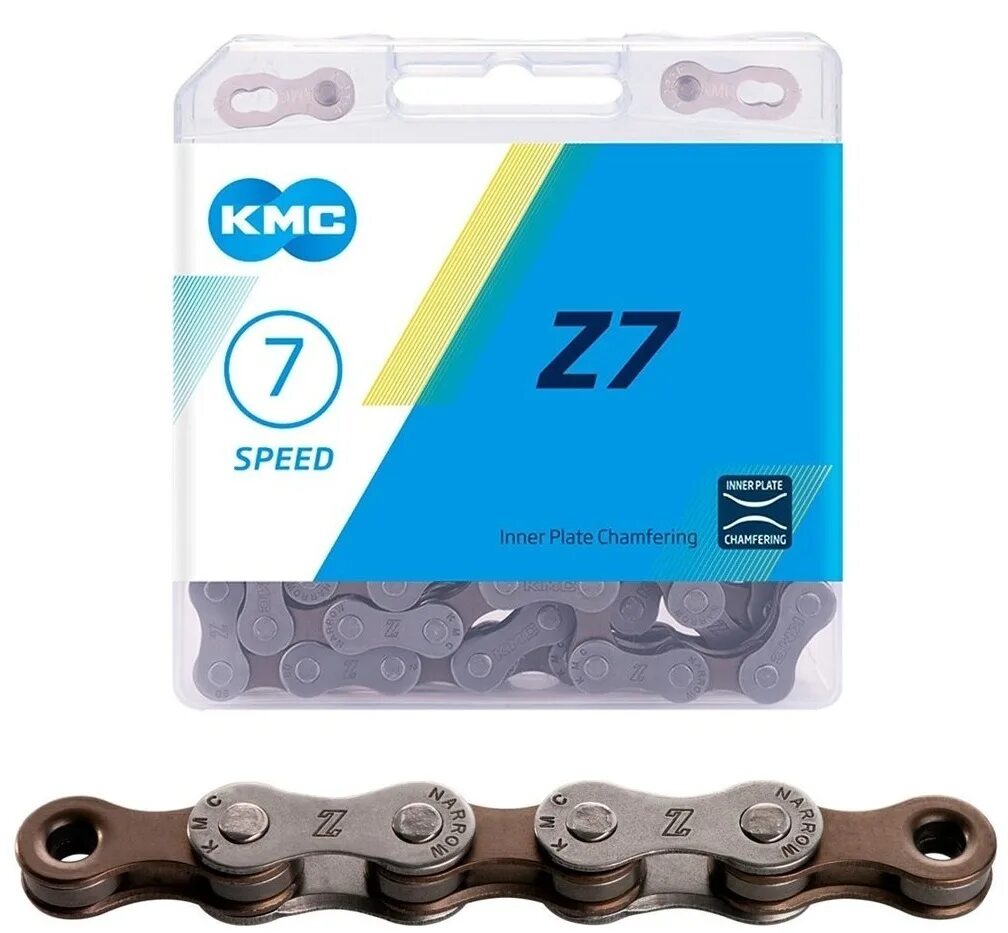 Количество звеньев цепи велосипеда. Цепь KMC Z-7 116l. Цепь велосипедная z8.3 KMC 1/2 3/32 116 7-8 скоростей. KMC цепь велосипедная z8.3, 6/7-8 скоростей, 116l. Цепь КМС z7.