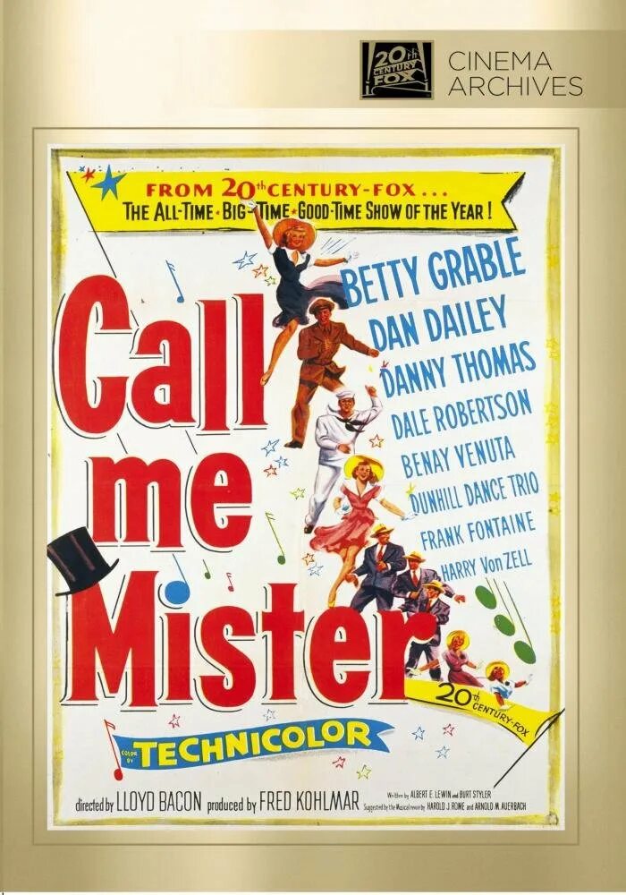 Нет отпуска для господина 1951. Mister Call. Называйте меня Мистер.