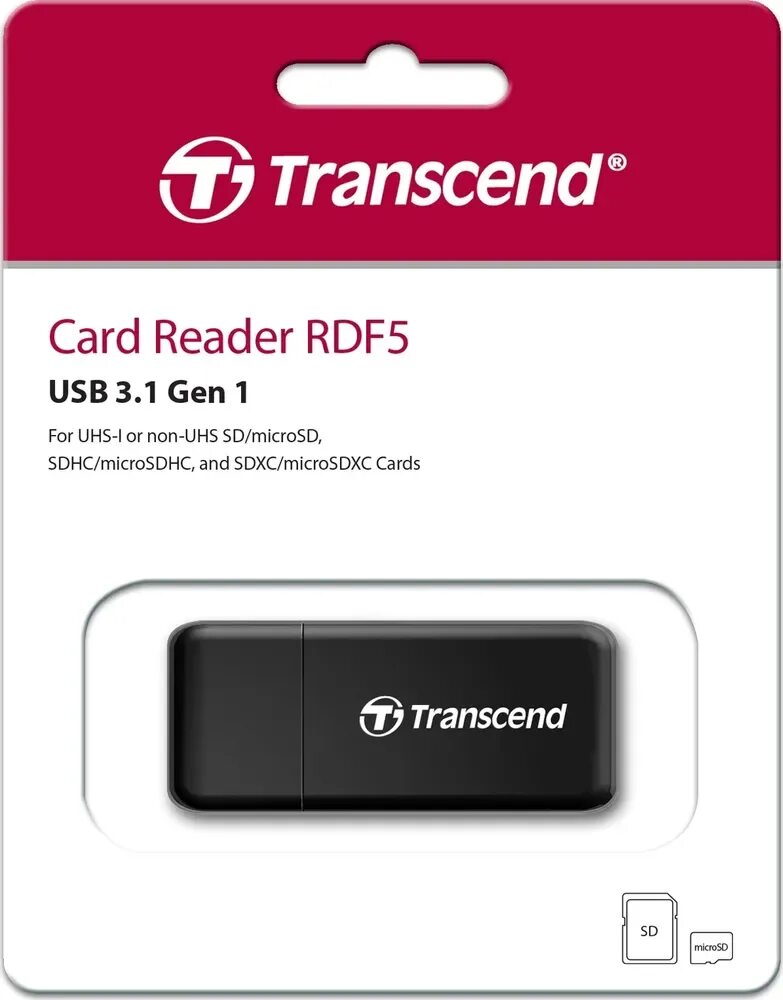 Transcend card reader. Transcend TS-rdf5k. Кард-ридер Transcend TS-rdf5k. Кард-ридер Transcend rdf5 [Type-a, 3.0, MICROSD, SD, пластик, белый]. Картридер Transcend USB 3.0.