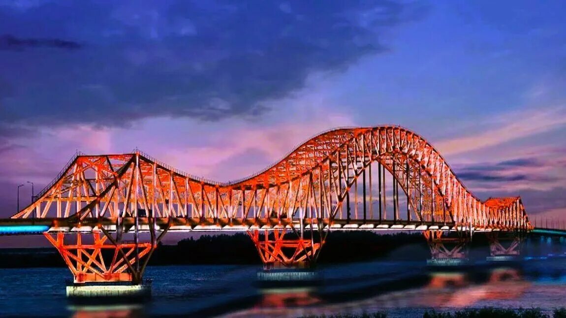Мост красный дракон в ханты мансийске фото