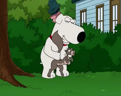 vylfgor, brian griffin, family guy, edit, hi res, asphyxiation, canid, cani...