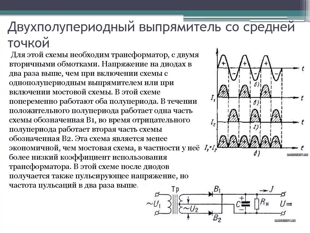 Схема двухполупериодного выпрямителя переменного тока. Мостовая схема двухполупроводникового выпрямителя. Коэффициент схемы однофазного мостового выпрямителя. Мостовая схема однофазного двухполупериодного выпрямителя схема.