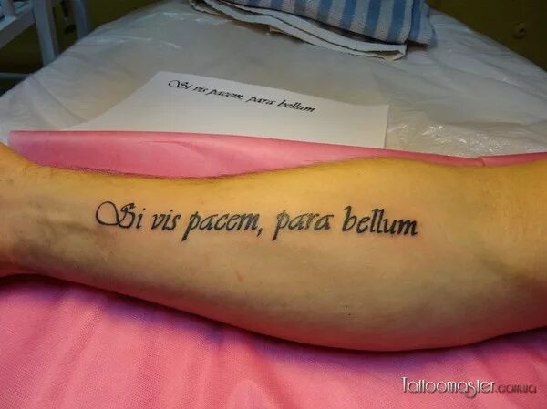 Si vincere disce pati. Si vincere disce pati