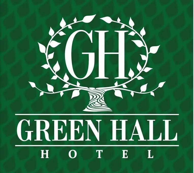 Логотип холл. Отель Green Hall Каменск-Уральский. Отель в Каменск Уральском Грин Холл, логотип. Грин Холл Каменск Уральский логотип. Каменск-Уральский кафе Грин Холл.