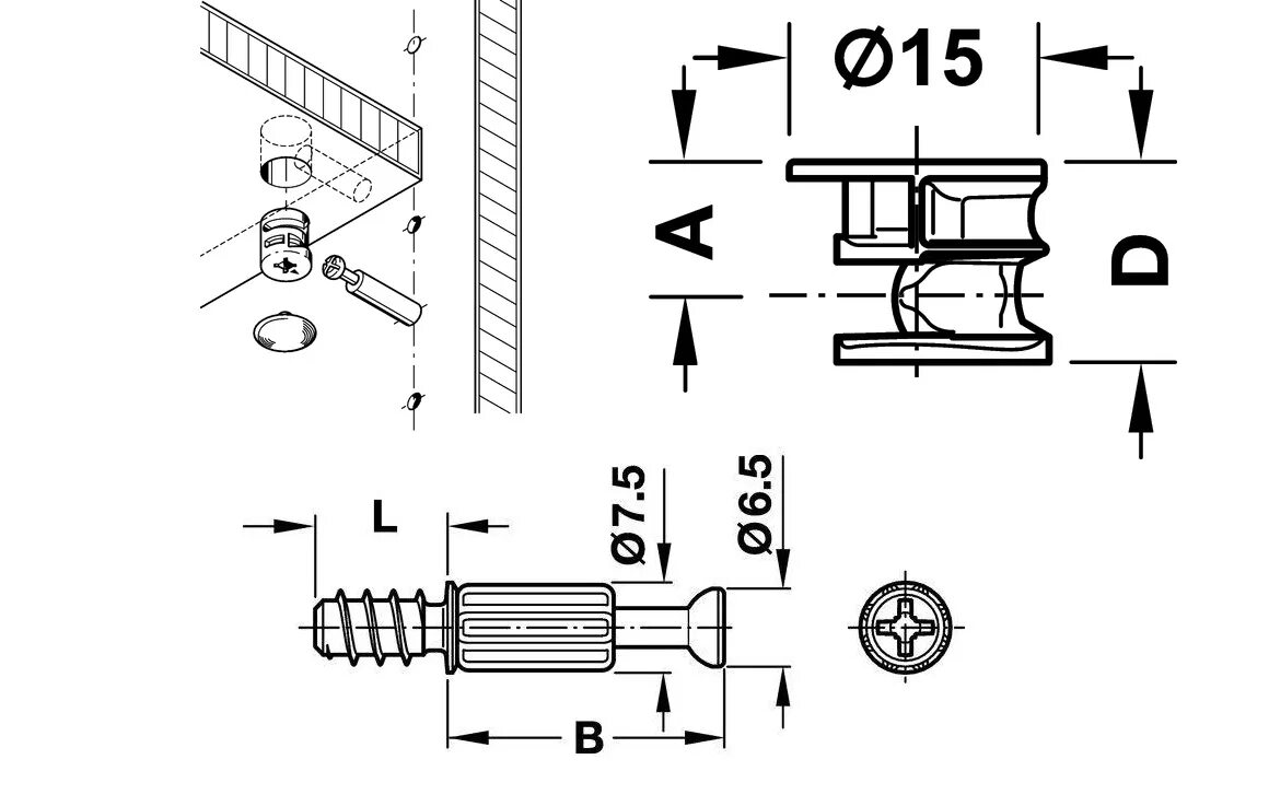 44 55 8. Minifix эксцентрик 16мм (Hafele)(262.26.033). Эксцентрик минификс стяжка. Minifix 15 Hafele присадка. Стяжка-эксцентрик Minifix д/плит 16мм 262.26.033 монтажный чертеж.