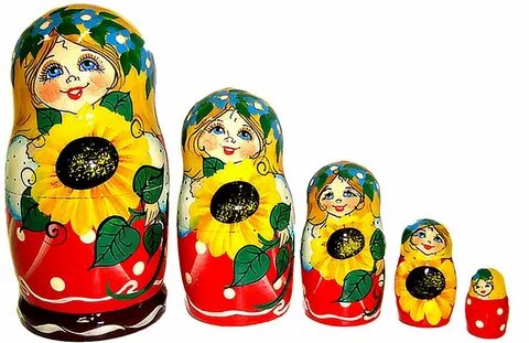 Матрешки разных размеров